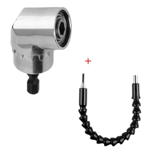 1 шт. гибкие удлинители вала + 1 шт. держатель отвертки на 105 градусов фотоинструмент для дрели