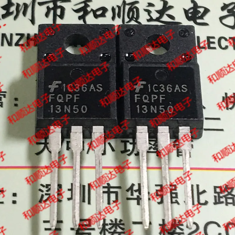 

Original New / 5pcs / FQPF13N50 TO-220F