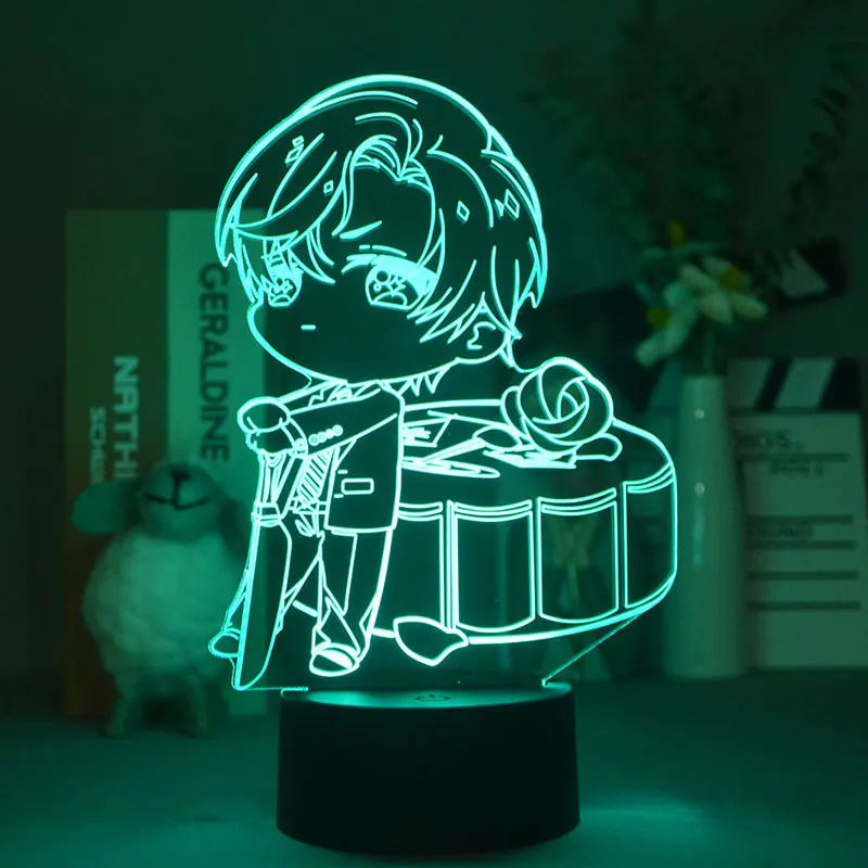 

3D Anime Smart Phone Control Nightlight For Bedroom Decoration Table Lamp 16 Color Changing Touch Sensor Children Birthday Gift