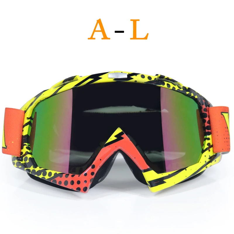Лыжные очки gear s гибкий крест шлем маска для лица очки для мотокросса ATV Dirt Bike UTV очки Снаряжение Очки - Цвет: L2