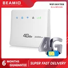 300 Мбитс, Wi-Fi роутер 4G LTE CPE, мобильный роутер с поддержкой порта LAN, порт SIM-карты, Беспроводной Wi-Fi роутер с европейской вилкой