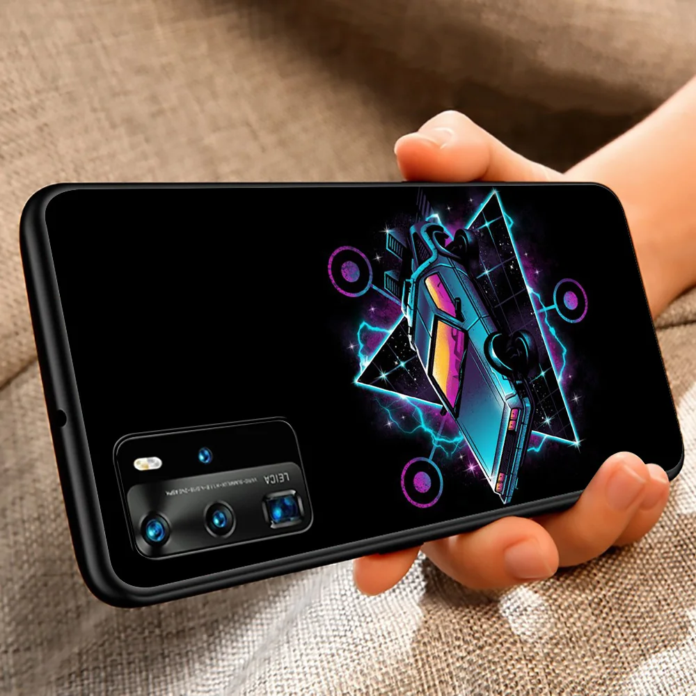 Чехол Lavaza Назад в будущее DeLorean Time Machine для Huawei P8 P9 P10 P20 Y6 Y7 Y9 Lite Pro P Smart Nova 2i 3i