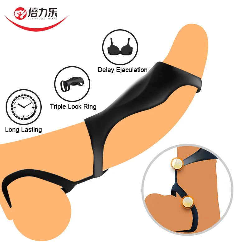 Кольцо на пенис для мужчин с задержкой эякуляции 2 шт. | Красота и здоровье