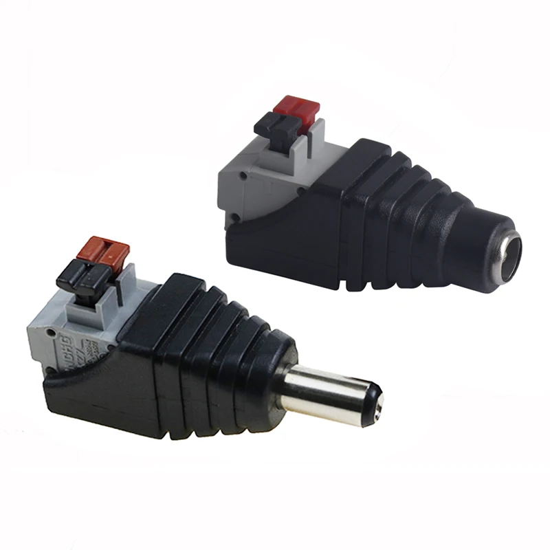 5 5*2 мм разъем типа папа и мама для светодиодных лент в 12 В светильник Переходник