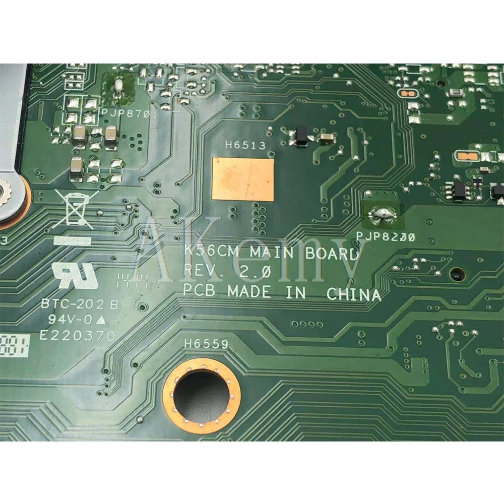 Материнская плата K56CA 987U для For Asus S56C S56CM K56CM S550C S550CM K56CB материнская ноутбука