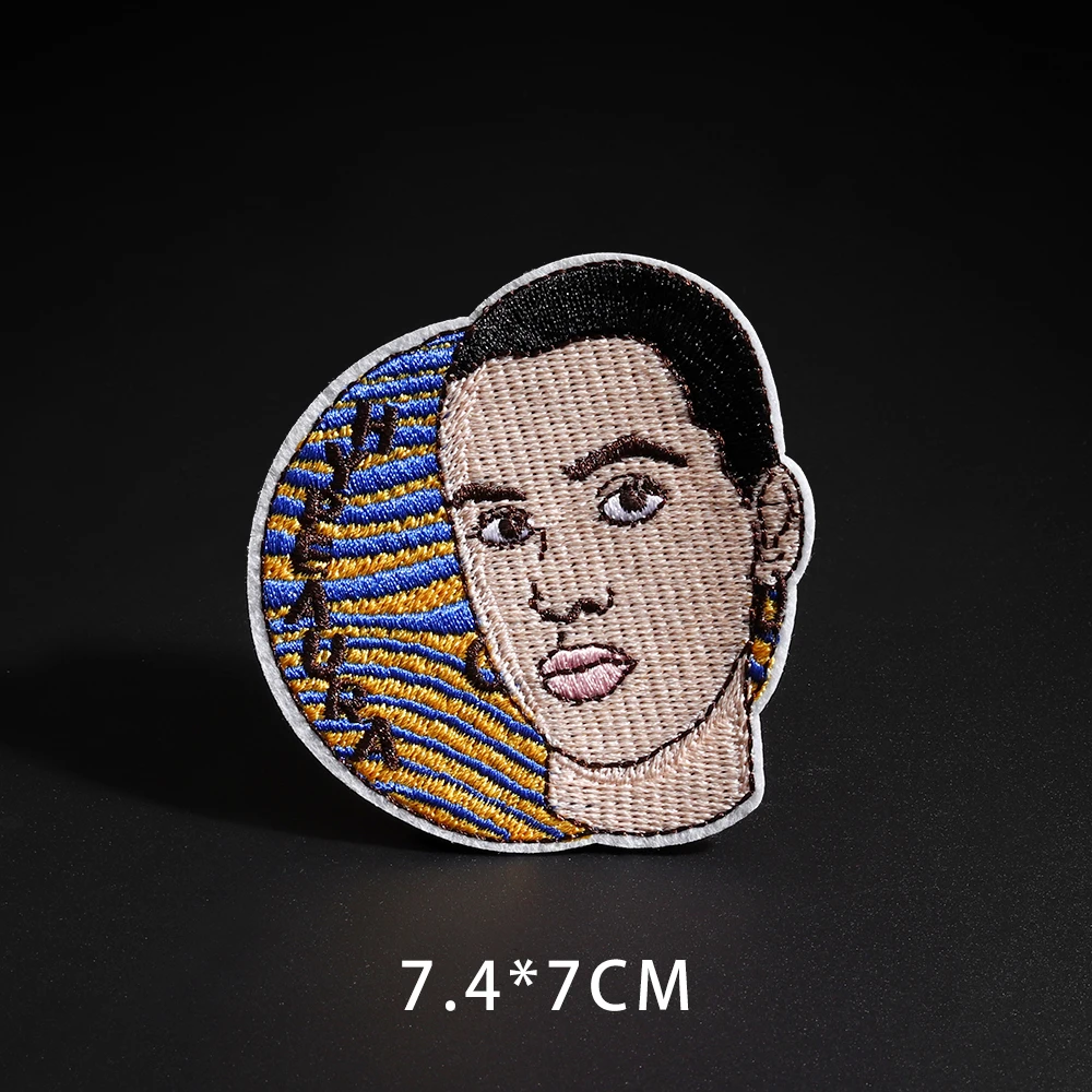 Специальный персонаж Акула Вышивка Патчи для одежды Аппликации утюгом письмо