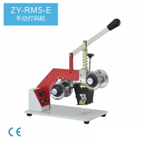 zy rm5 e stamping machine ribbon tape date printer codecolor hot foil stamping machine lot number embosser foil 1pc
