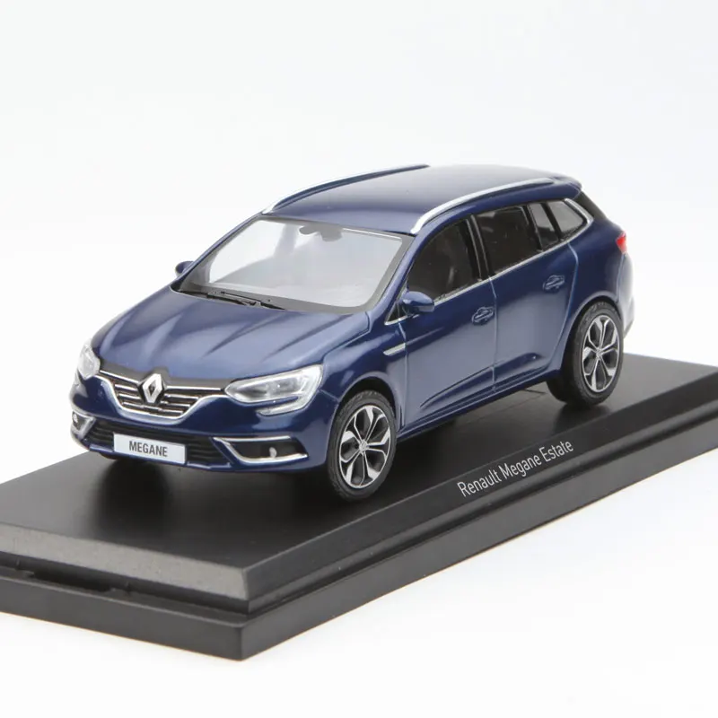 Синий Высококачественные оригинальные 1:43 новые модели из сплава Renault megane, Коллекционная Коллекция подарков, литая металлическая модель автомобиля - Цвет: Синий