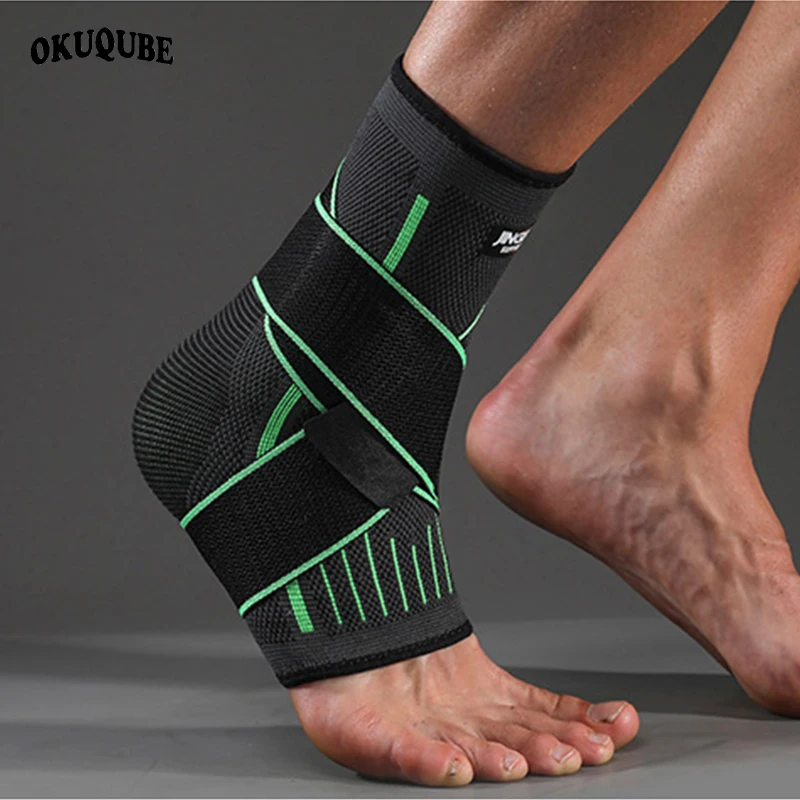 

1pc Sports Ankle Support Elastic Breathable Compression Sports Safety Ankle Protector Running Jogging Gym Basketball Ankle Brace