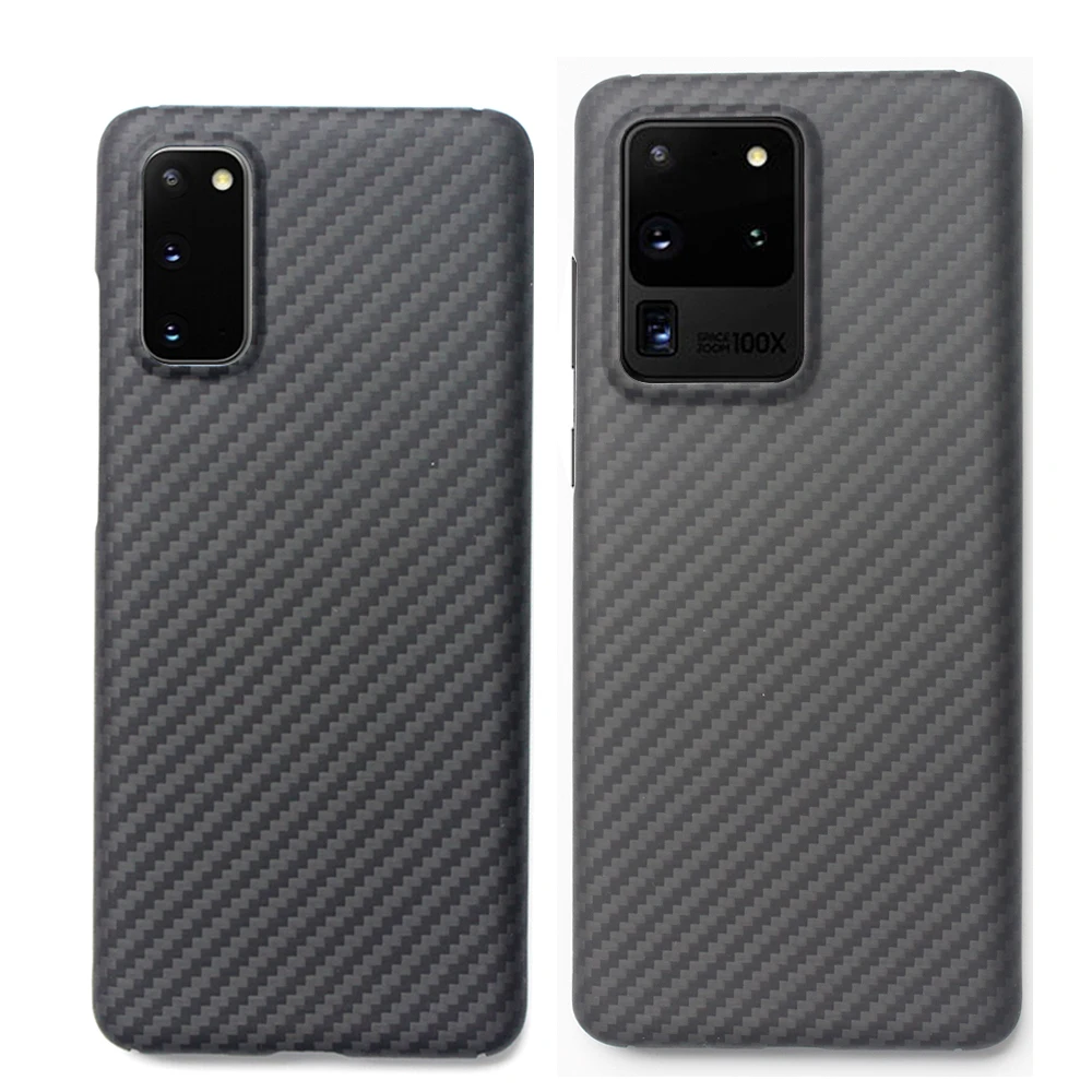 Ультратонкий чехол 0 7 мм из углеродного волокна для Samsung S20 Ultra арамидного Galaxy + Plus |