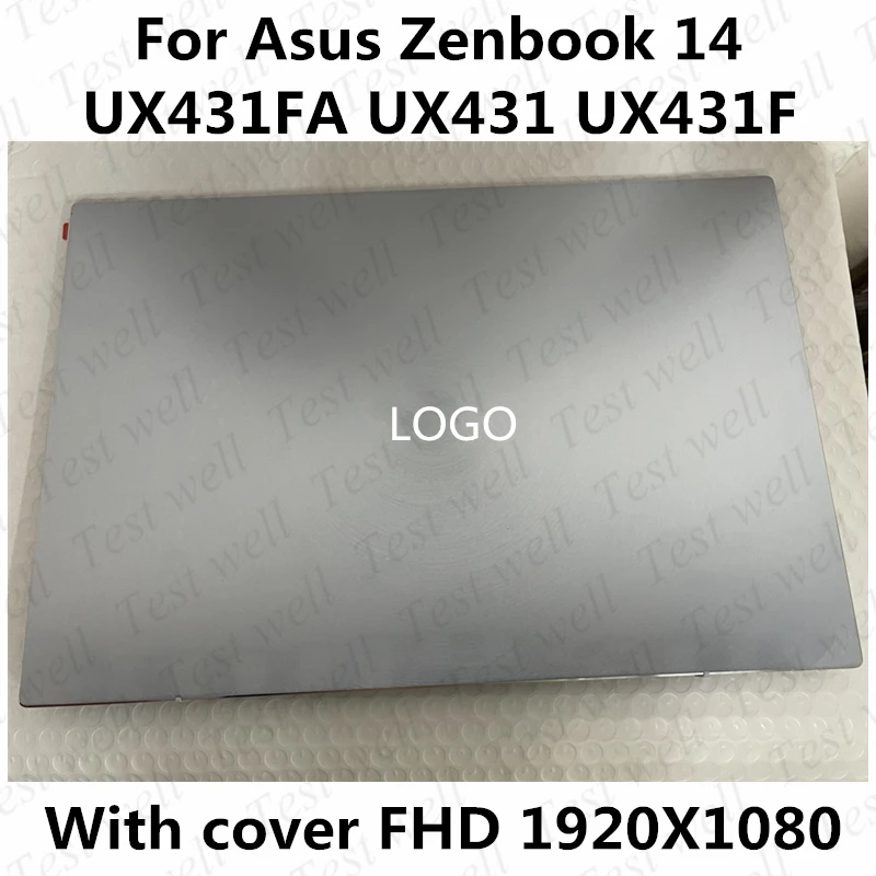 

Оригинальный 14-дюймовый ЖК-экран в сборе для ноутбука Asus Zenbook 14 UX431FA UX431 UX431F FHD 1920X1080, полные детали с крышкой
