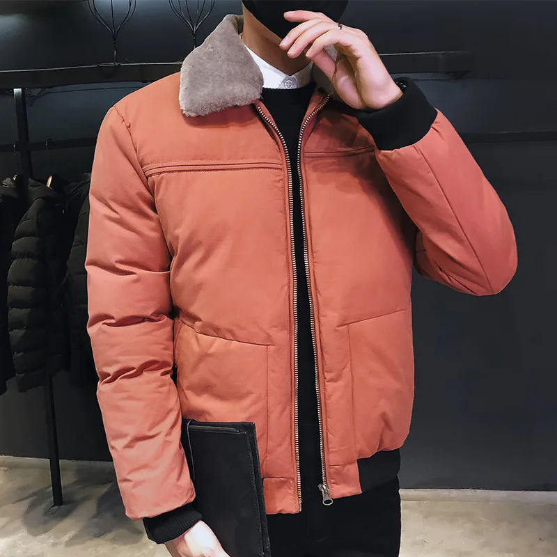 Likrtkit мужские зимние парки 2019 умные повседневные одноцветные толстые куртки