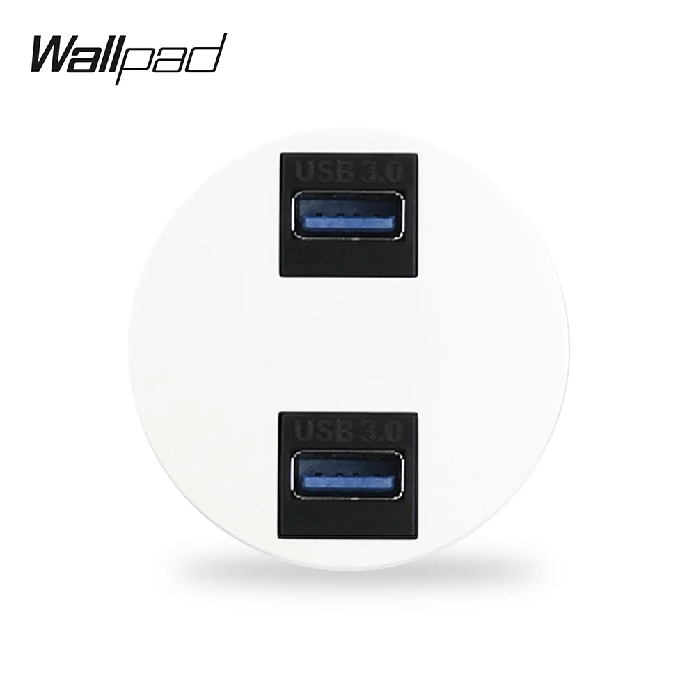 Wallpad L6 5 цветов двойной 3 0 USB удлинительные порты настенная розетка модуль матч