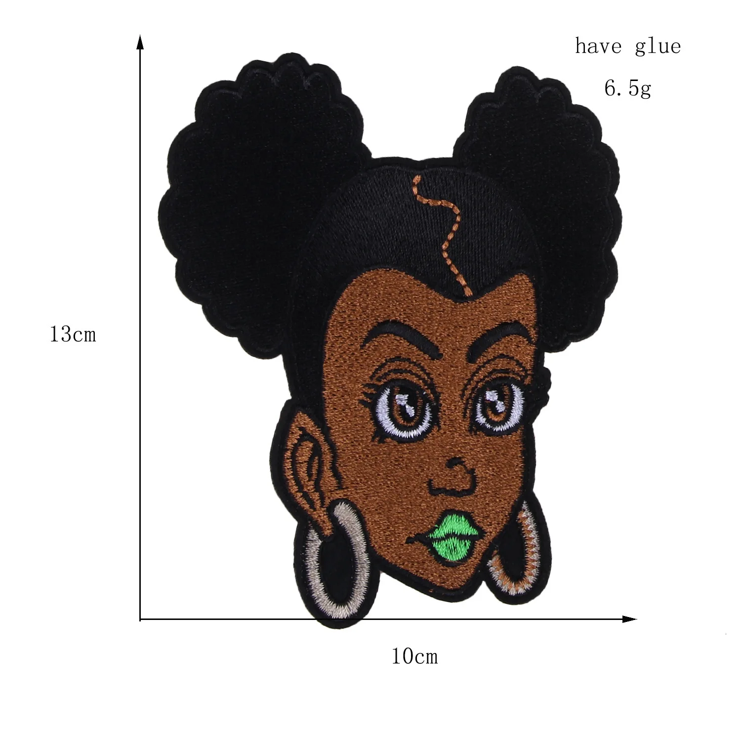 Прекрасные модные черные нашивки для девочек 3D нашивка одежды аппликация