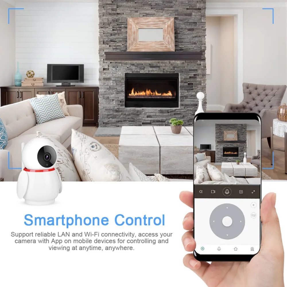 3MP/2MP Пингвин чехол sd-карта-Облачное хранилище видеонаблюдение wifi ip-камера