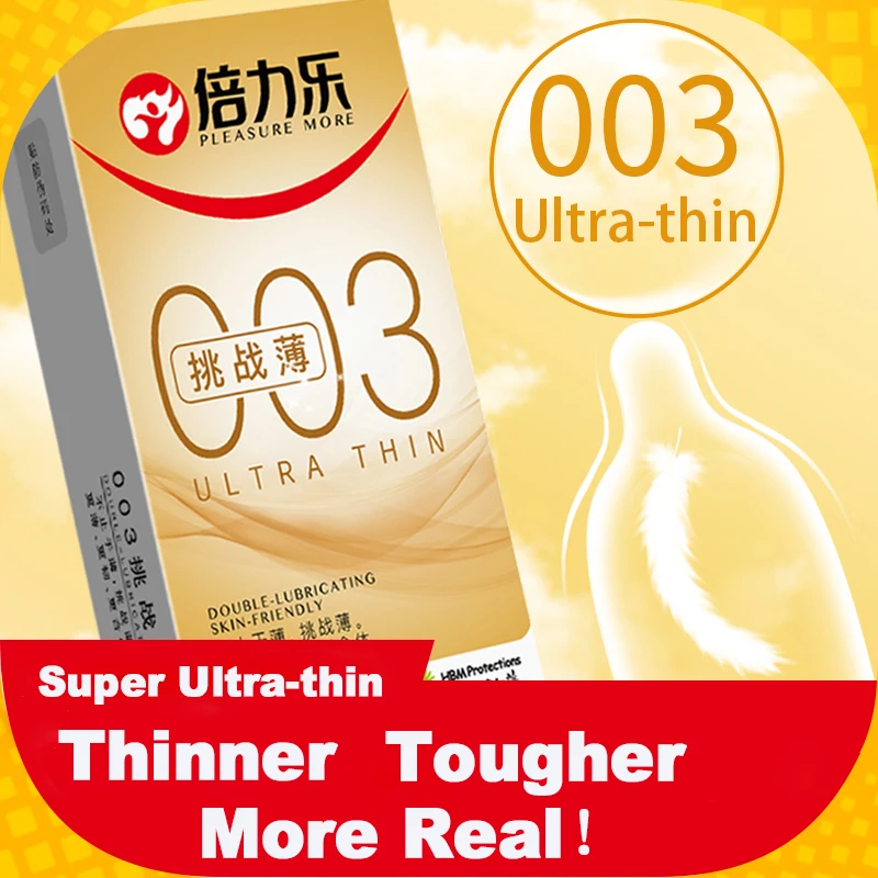 Ультратонкие презервативы на пенис из натурального каучука 10 шт. | Красота и