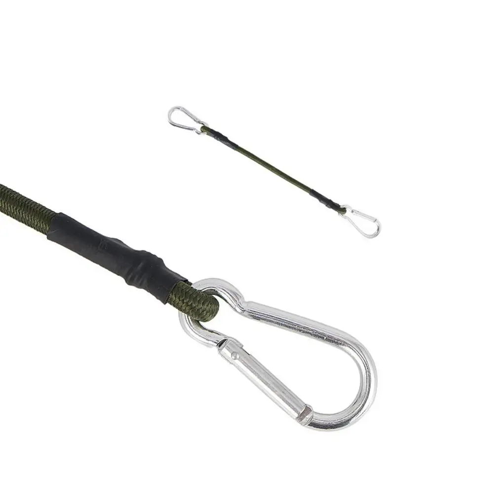 

8mm Tent Rope Camping Clothesline Outdoor Carabiner Elastic Rope Camping Hiking Binding Rope Camping Supplies