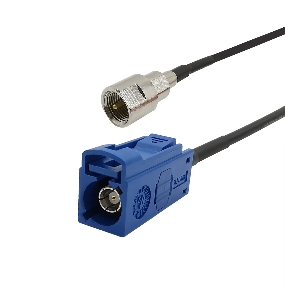 1 шт. 50 см RG174 кабель Pigtail Fakra C Женский Разъем для FME штекер разъем для автомобиля GPS WIFI 4G WCDMA GSM