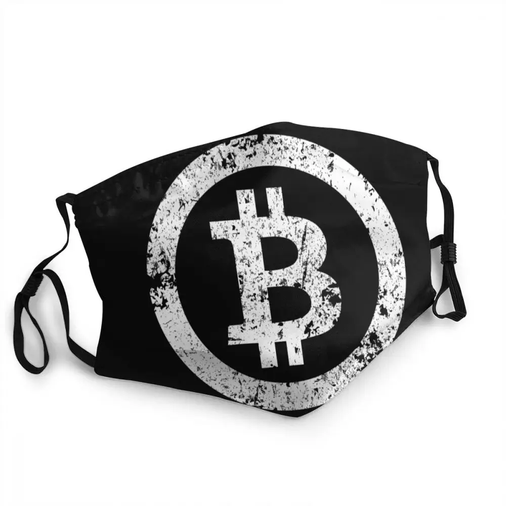 

Bitcoin Reusable Adult Mouth Face Mask Crypto Currency Traders BTC Anti Haze Dustproof Protection Cover Respirator Mouth-muffle