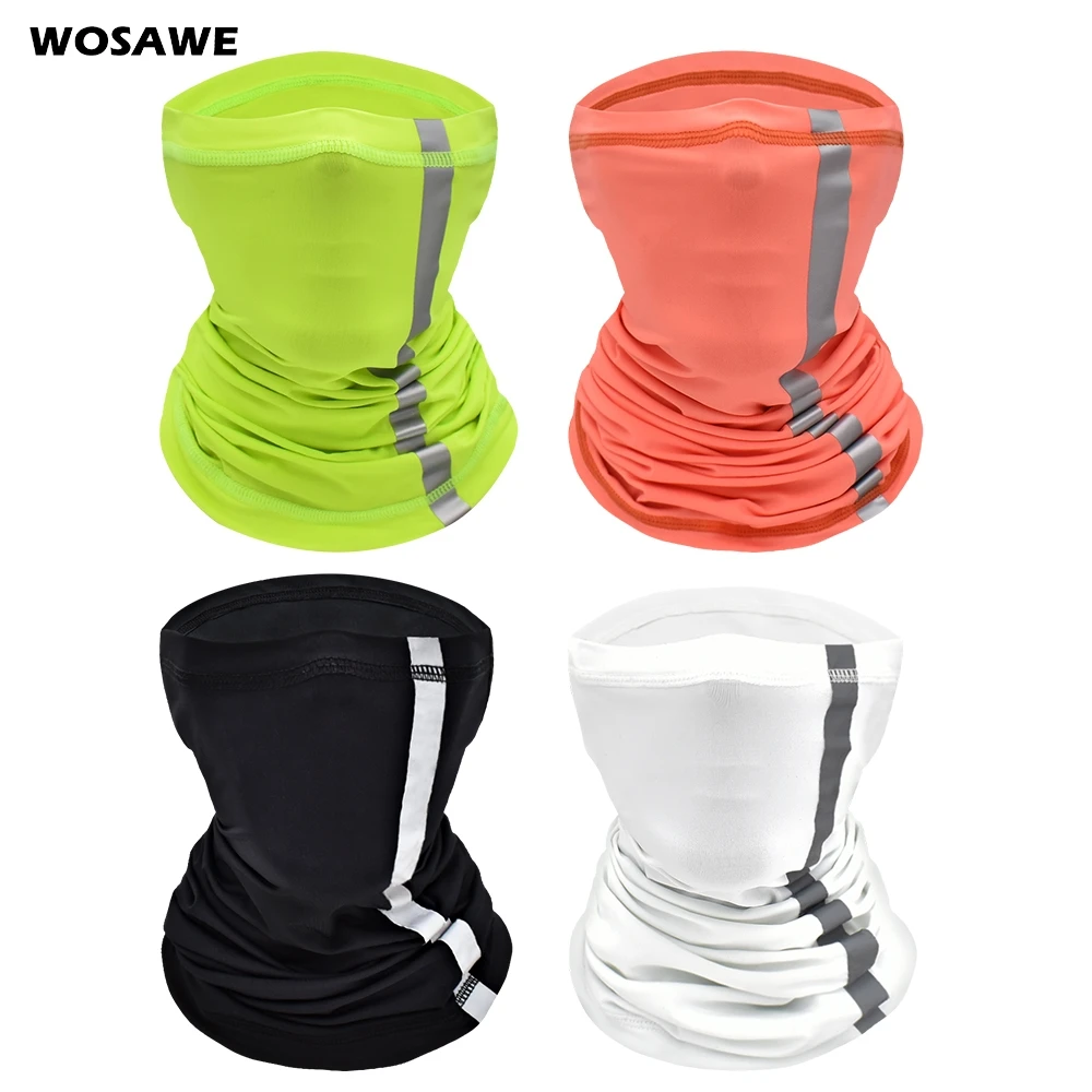 Велосипедная маска WOSAWE шейный платок полумаска для лица Обложка светоотражающая