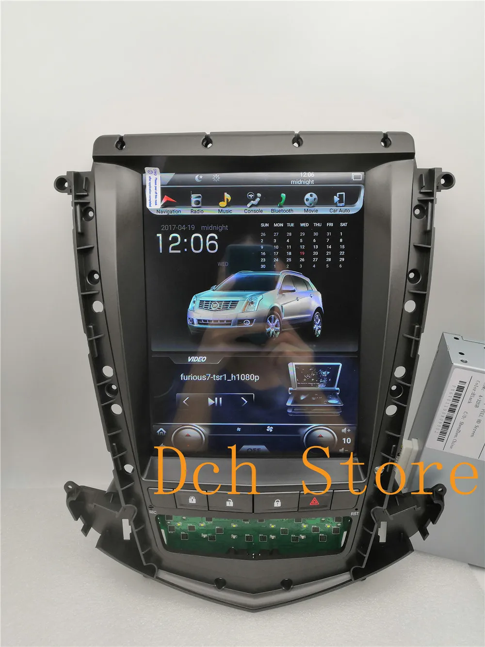 10,4 дюймов вертикальный экран Tesla стиль Android 8,1 автомобильный dvd-плеер gps для Cadillac старый SRX 2009 2010 2011 2012 navi Стерео радио