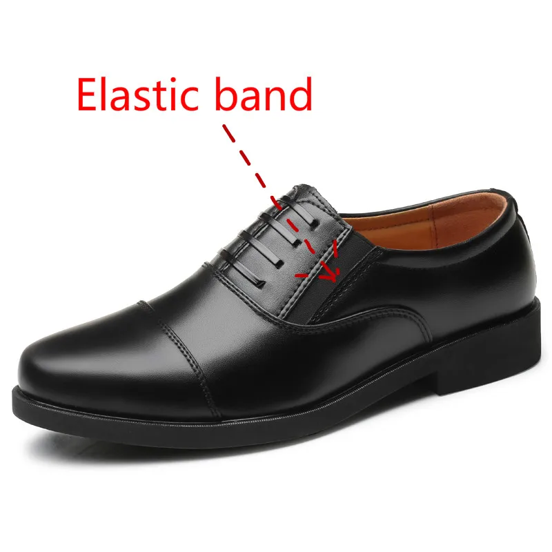 

New 2020 Men's Shoes Mans Footwear Patent Leather Male Shoes Comfortable Breathable Classic Formal Business Shoes Men Flat
