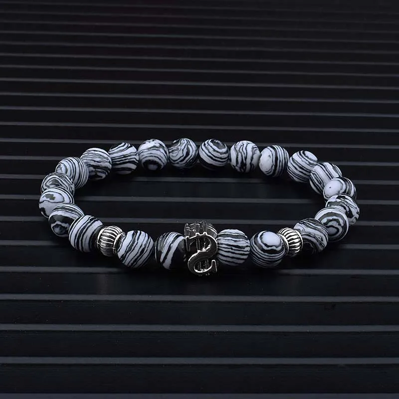 

Natural Stone Bead $ Bracelet Charm Handmade Adjustable Lucky Lucky Bead Bracelet 2021 Men's and Women's Fashion