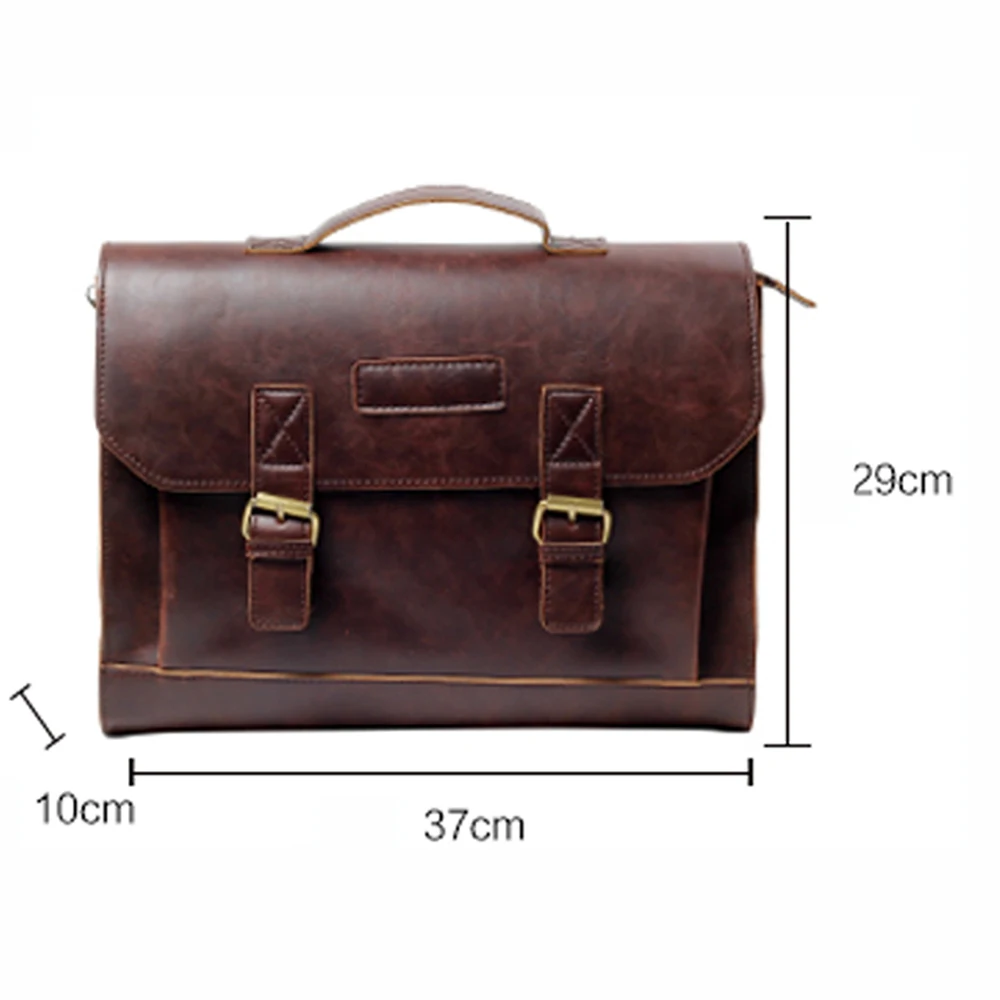 Дизайнерский мужской портфель Crazy horse кожаные сумки на плечо винтажные через