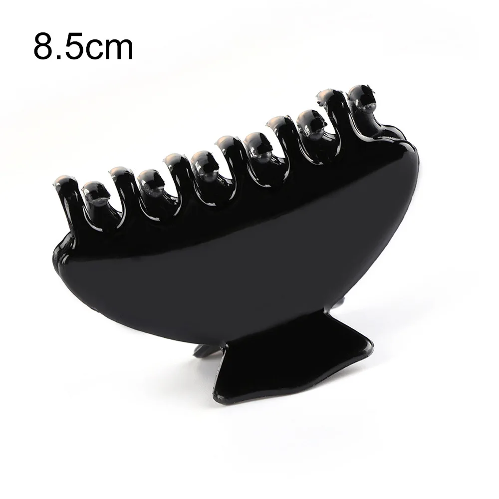 

Fashion Headwear For Women Simple Plastic Black Hair Claw Clips Summer For Hair Tins Hair Clamps For WashingBeauty