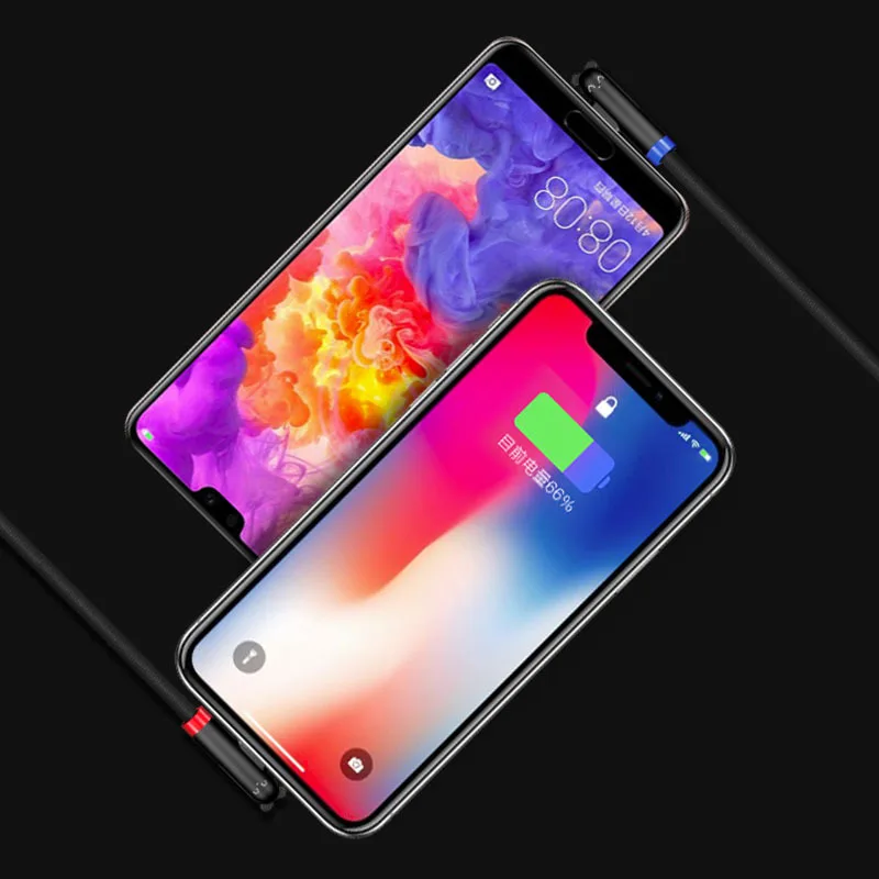 Usb C кабель AQO для Samsung S7 Huawei Xiaomi быстрой зарядки и синхронизации данных 90 градусов |