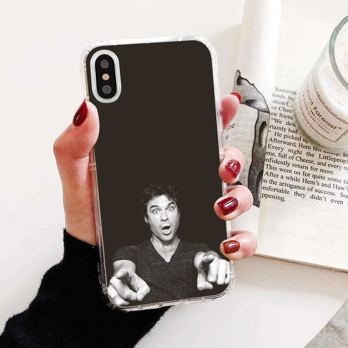 Мягкий чехол для Samsung Galaxy A10 A30 A40 A50 A60 A70 S6 Active Note 10 Plus Edge M30 Дневники вампира Иан