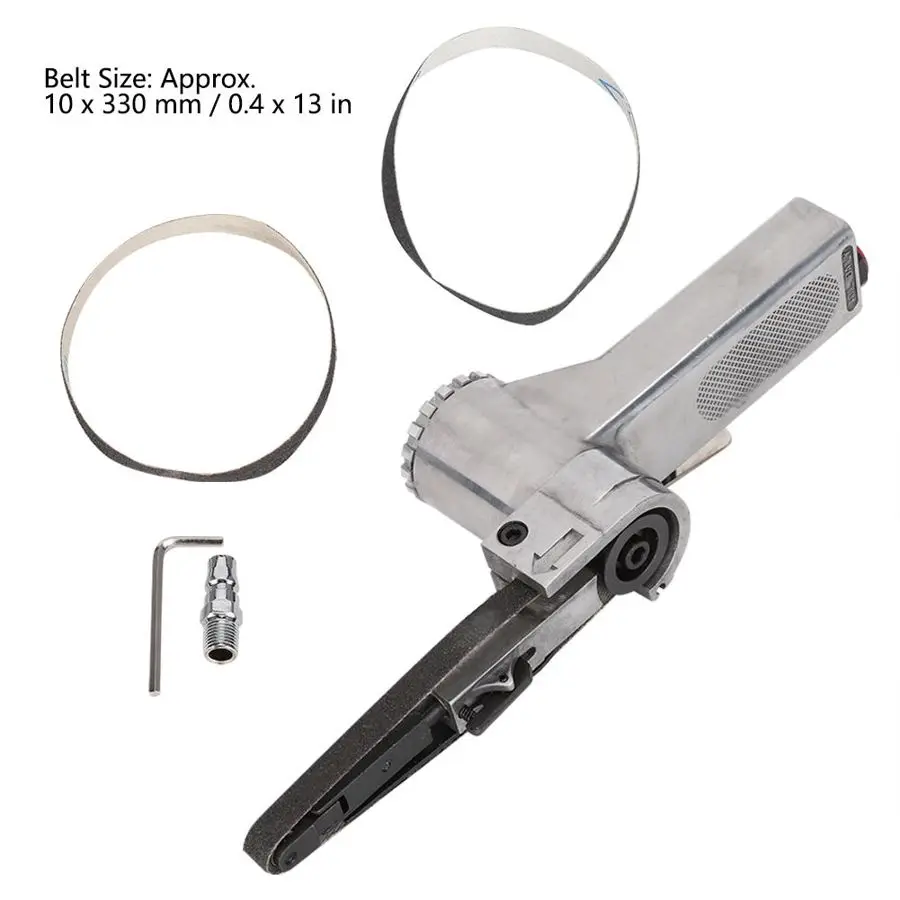 

10 мм ленточный шлифовальный станок, пневматическая шлифовальная лента, фотоголовка, преобразователь, деревообрабатывающий DIY шлифовальный...
