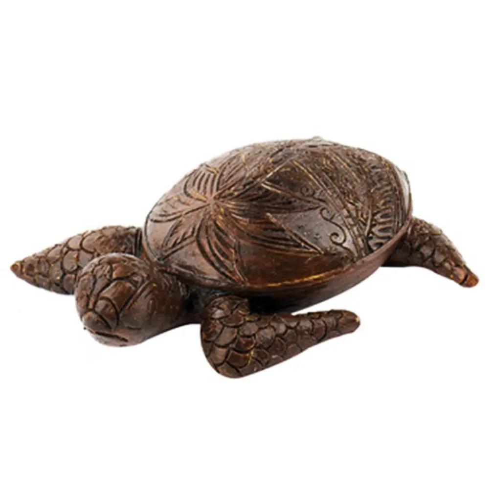 

Гавайская морская черепаха, Имитация животных, орнамент из смолы, украшение, ремесло, тщательный дизайн, орнаменты из смолы