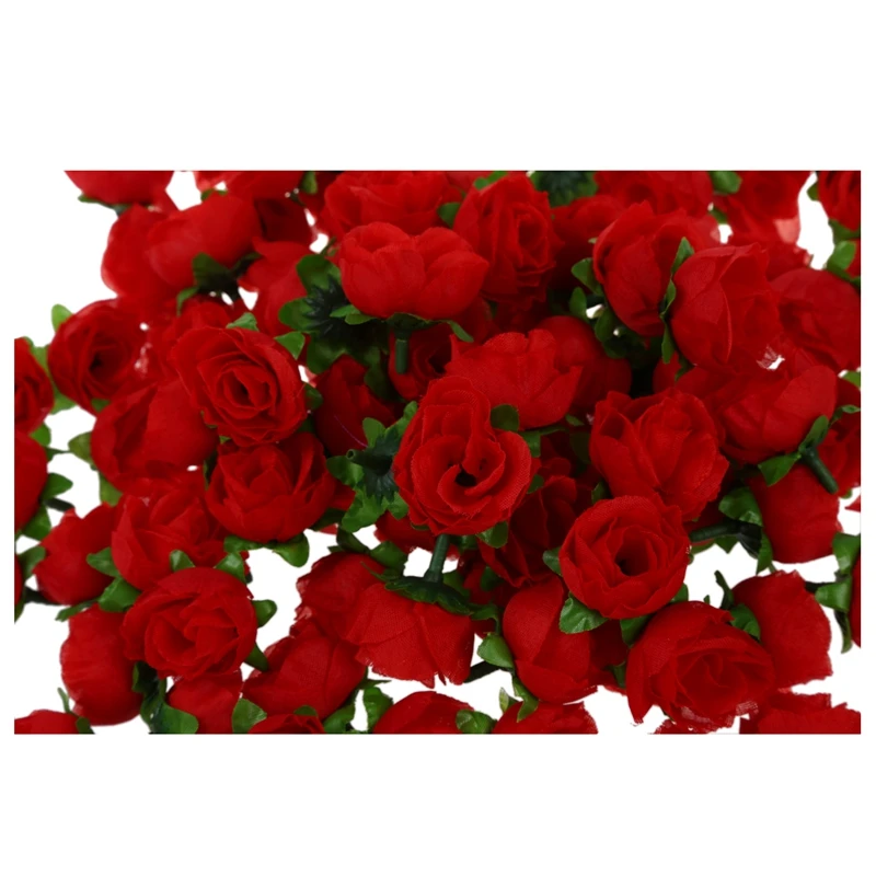 100 искусственных цветов розы на голову декорированные розетки сделай сам для