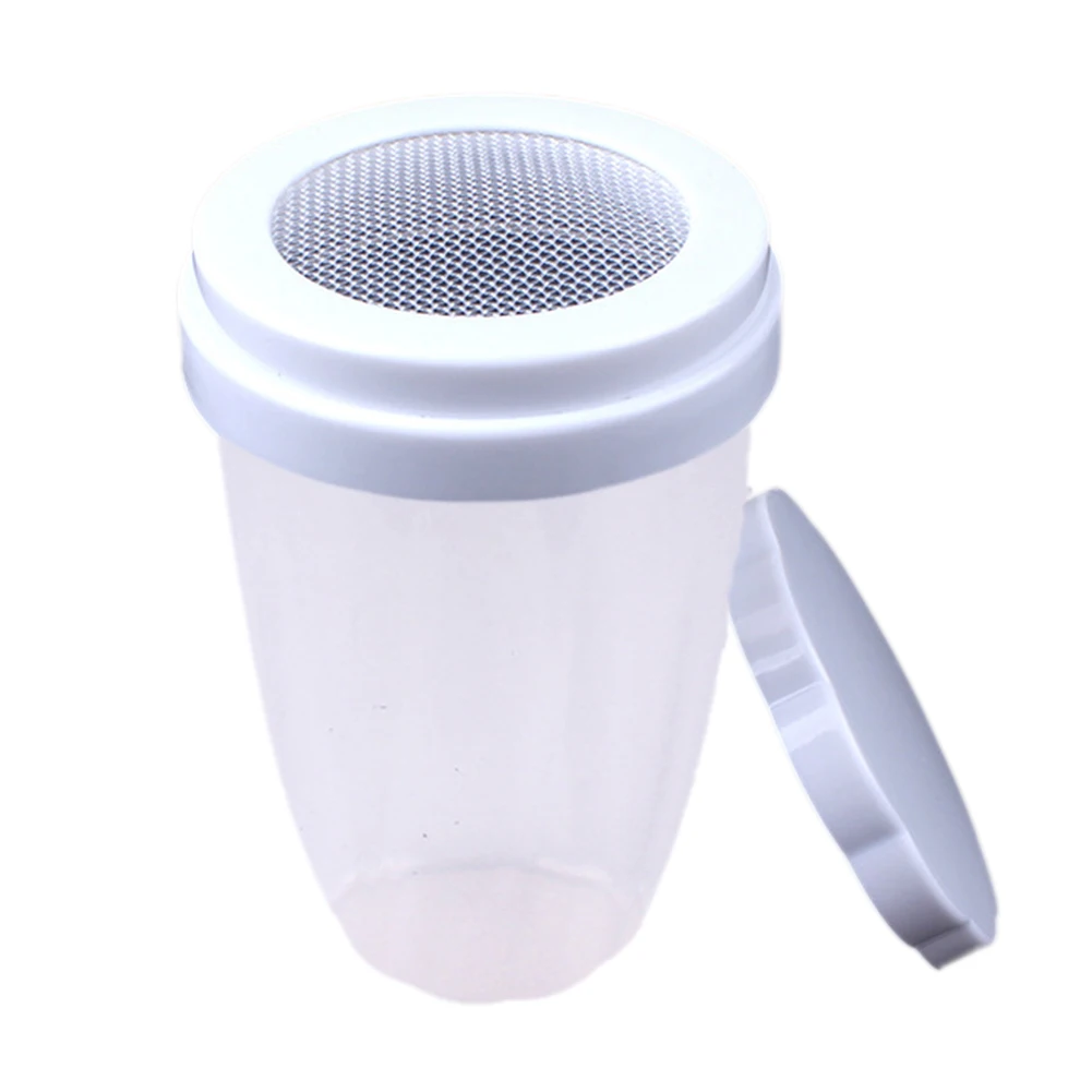 

Пластиковое сито для муки, болт, какао-порошок, искусственная форма, механический ручной шейкер, сито для муки, кухонный инструмент для выпе...