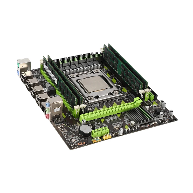 X79 материнская плата Lga 2011 4xDdr3 двухканальный 64 Гб памяти Sata 3 0 Pci E 8Usb для