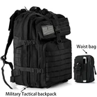 Военный тактический рюкзак объемом 50 л, уличный водонепроницаемый тактический армейский ранец с мягкой спинкой 3P, для походов, кемпинга, охоты