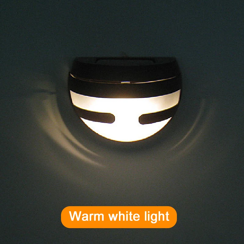 Полулунная настенная лампа индукционный светильник на солнечной батарее для