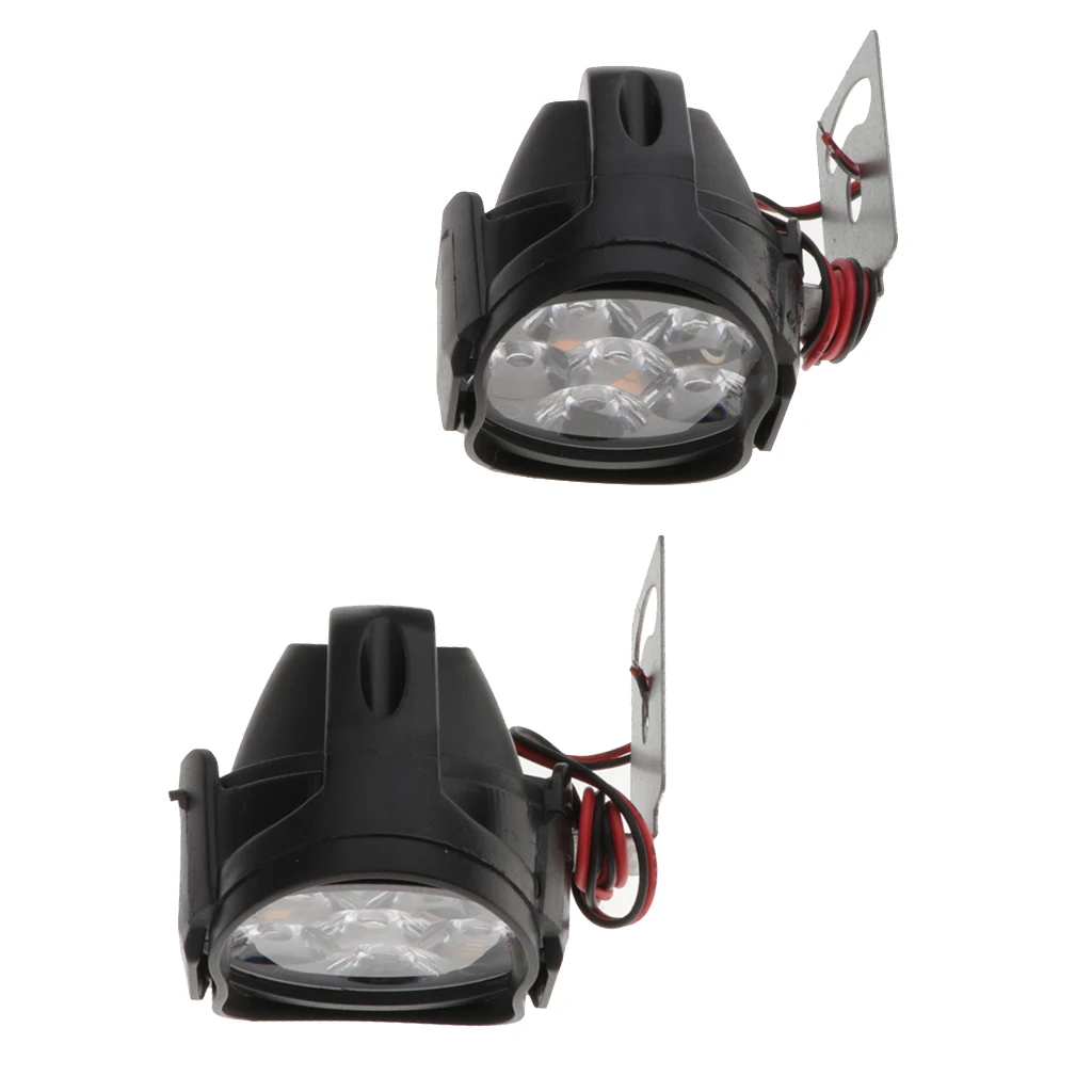 

Набор из 2 белых светодиодсветодиодный фар для мотоцикла, 10 Вт, противотуманные фары для мотоцикла