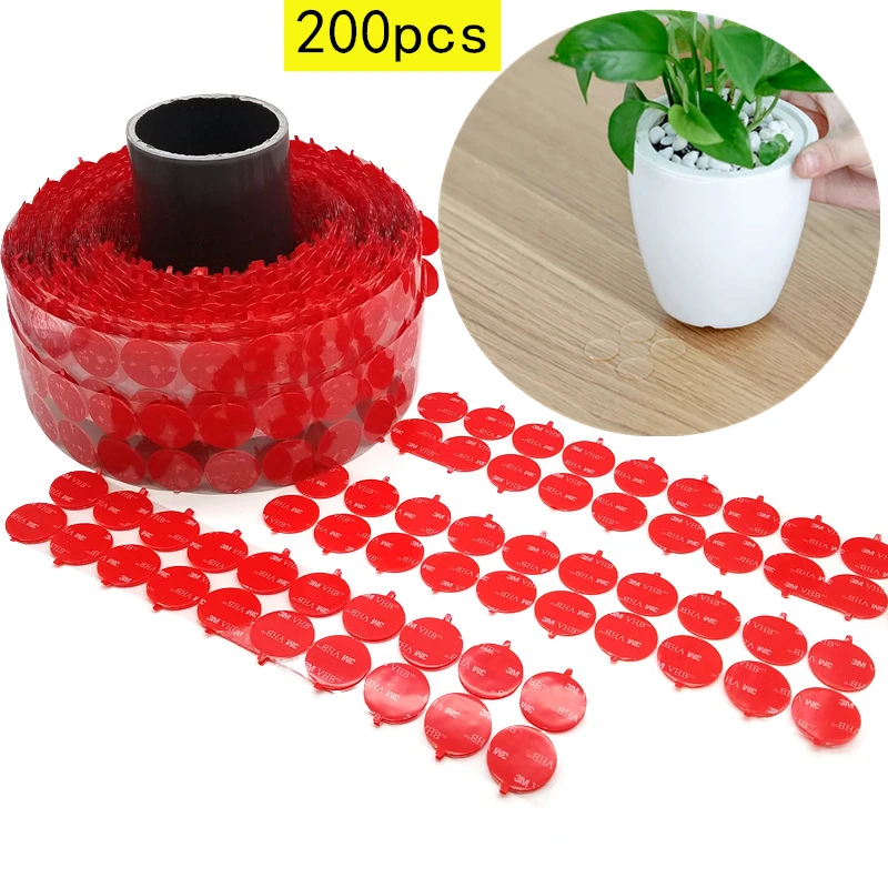

New 3M super Strong double sided tape 10-200pcs Transparent Acrylic Self Adhesive Waterproof no trace for Car Home party supplie