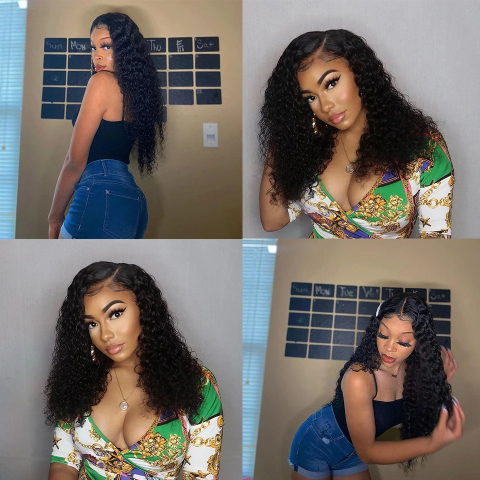 Бразильские косички для тела Волнистые кружевные фронтальные с пучками