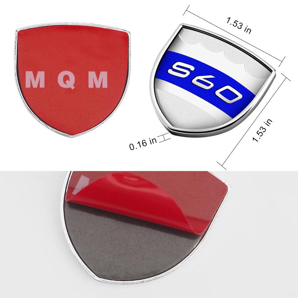 1-2 pcs Car Fender Trunk Side For VOLVO S40 S60 S80 S90 V40 V60 V90 XC40 XC60 XC90 C30 Letters Badge Logo Sticker Styling | Автомобили и