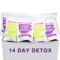 2 packs28 pcs organic green tea leaf extract days and nights detox slimming clean up the stomachpromote digestion tea bags