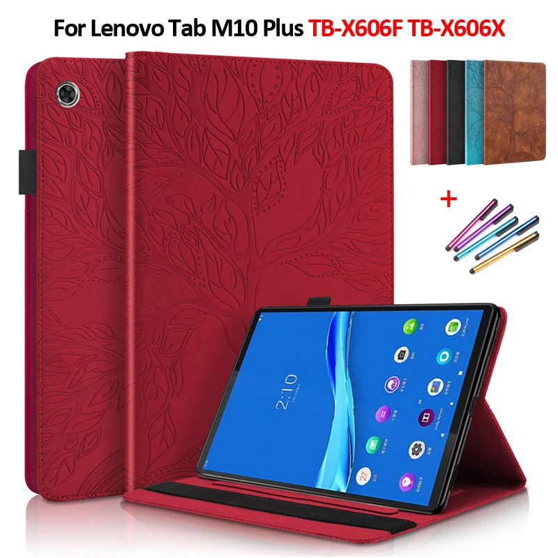 

Чехол-книжка для Lenovo Tab M10, FHD Plus, 10, 3, TB-X606F/X, кожаный