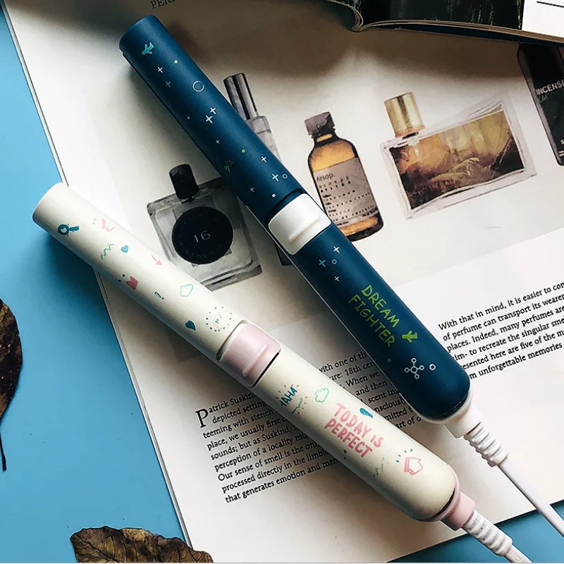 Электронный керамический быстрый выпрямитель для волос портативный мини утюжки