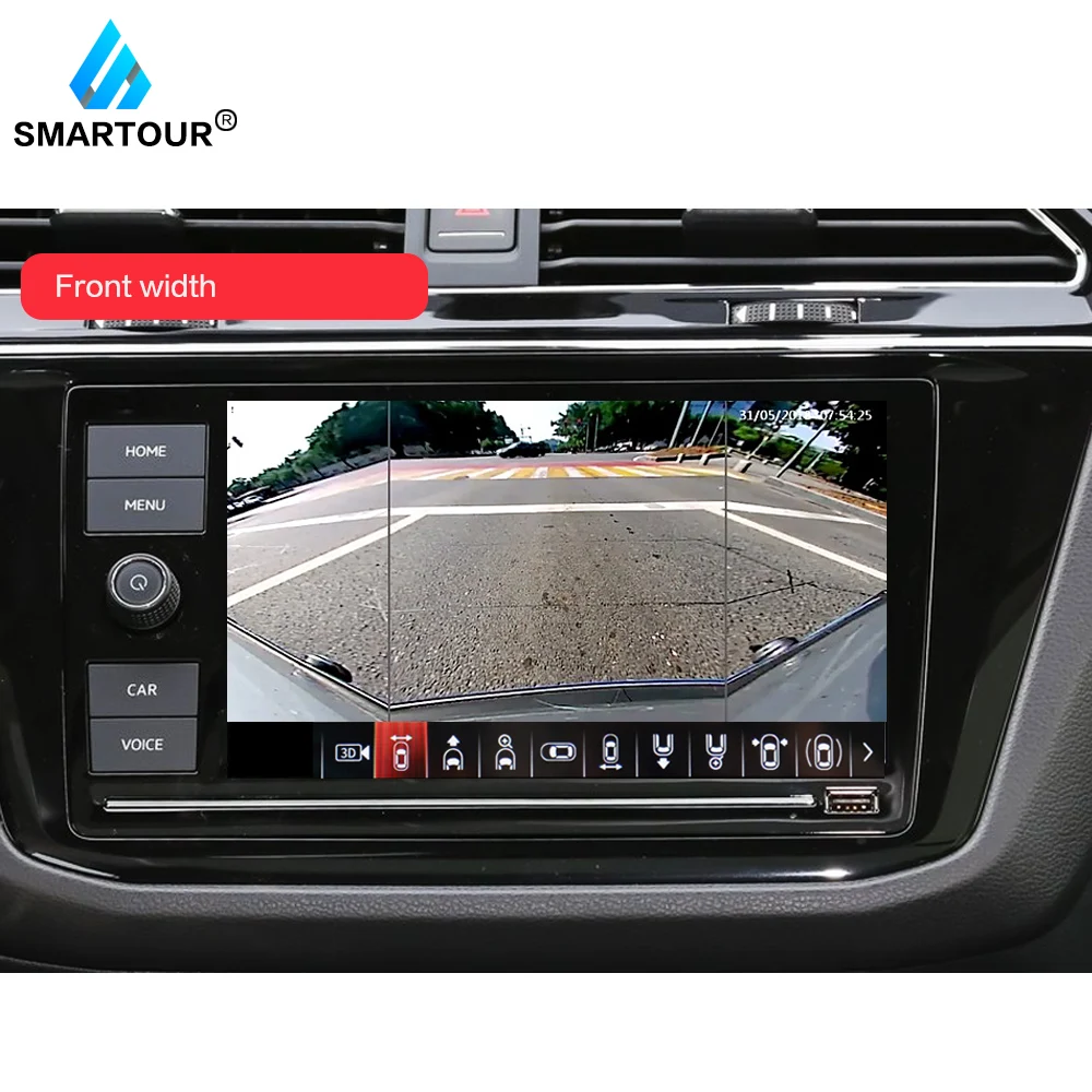Автомобильная камера заднего вида Smartour AHD 3D с углом обзора 360 градусов 4 камеры DVR