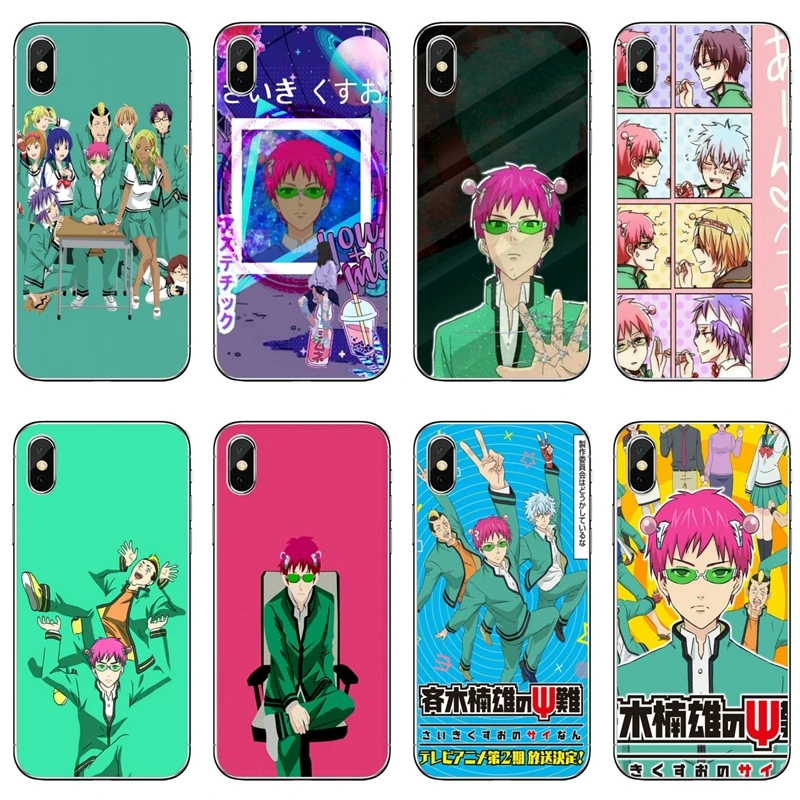 Силиконовый мягкий чехол для Huawei P30 P20 Pro P10 P9 P8 Lite Y5 Y6 Y7 Y9 P Smart Plus 2018 2019 Saiki Kusuo no Psi Nan