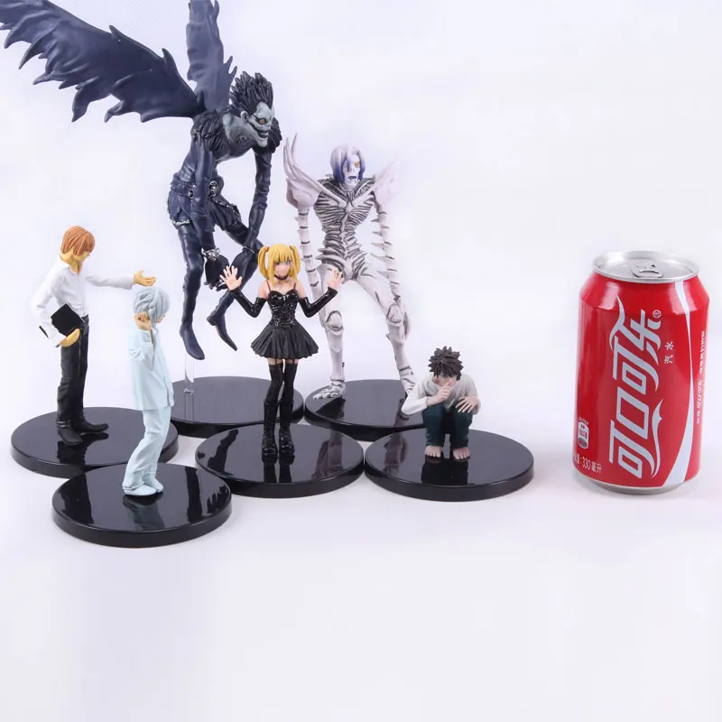 Аниме Death Note L Killer Ryuuku Rem Misa Amane фигурки из пвх игрушки 6 шт./компл.|figure toy|action figure toysdeath