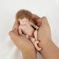 mini reborn bebe doll 6 inches reborn baby vinyl doll kit full body doll reborn doll kit