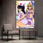 Привлекательный аниме плакат Страйк крови, искусство стен на холсте, постеры для гостиной, картина для спальни